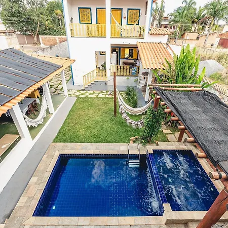Suítes em pousada com piscina climatizada e café da manhã - Cerrado 07-2