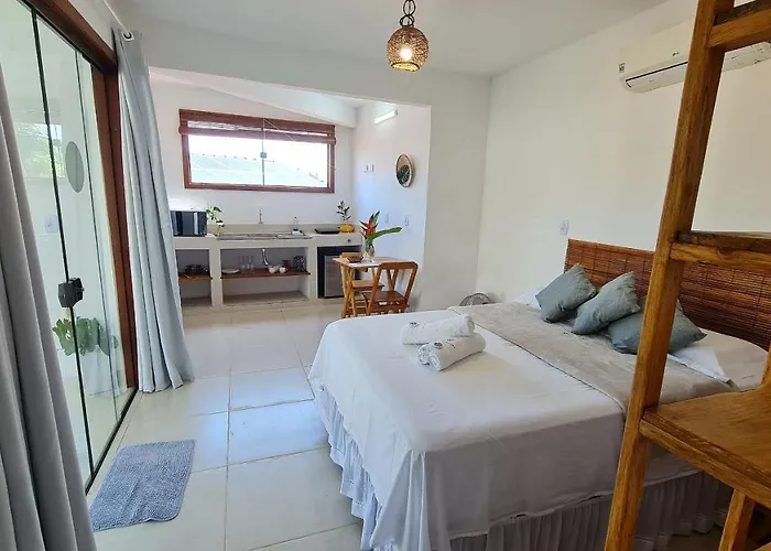 Piscina Aquecida, Jacuzzi, Internet Veloz, No Centro De Serra Grande - Flat Terra - Vila Pitangueira